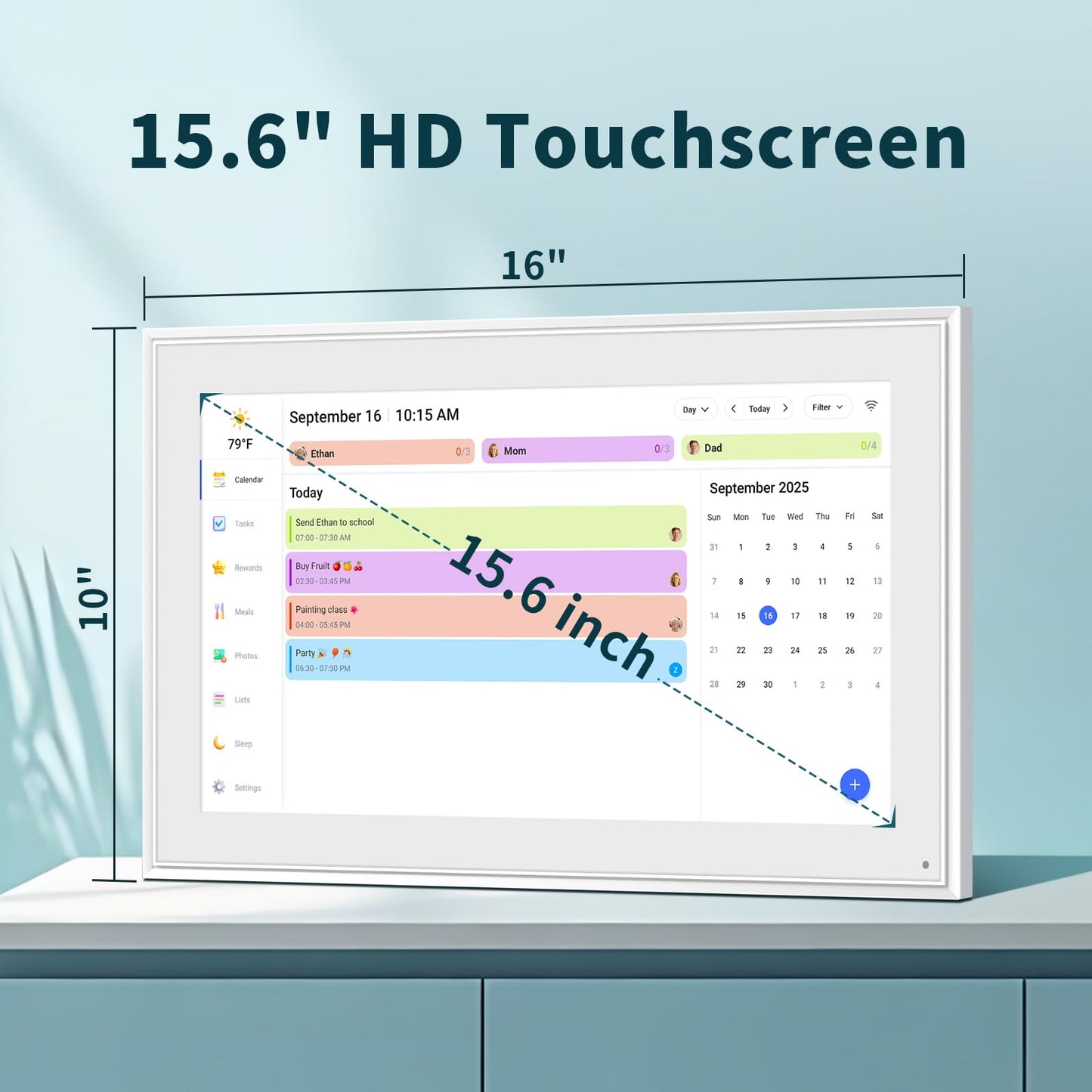 Digital Calendar, Smart Electronic Calendar&Chore Chart