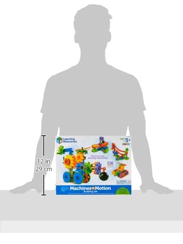 Gears! Gears! Gears! Machines in Motion STEM Building Set for Kids, Hands-On Engineering Construction Toy