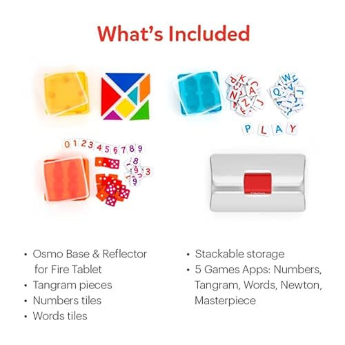 Osmo Genius Starter Kit, STEM Learning Games for Kids Ages 6–10 with iPad Compatibility