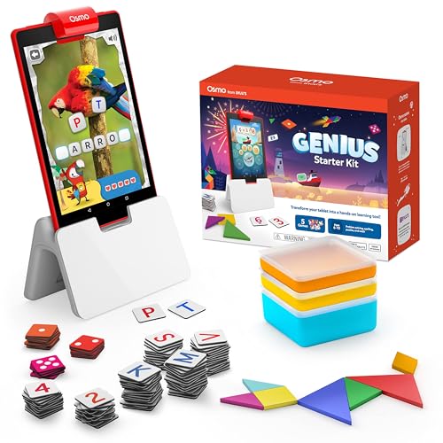 Osmo Genius Starter Kit, STEM Learning Games for Kids Ages 6–10 with iPad Compatibility