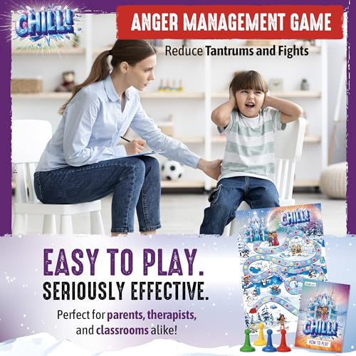 Anger Management Board Game for Kids, Social Emotional Learning (SEL) Therapy Game for Ages 5–9