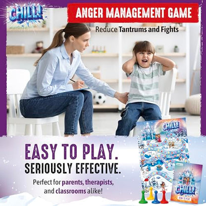 Anger Management Board Game for Kids, Social Emotional Learning (SEL) Therapy Game for Ages 5–9