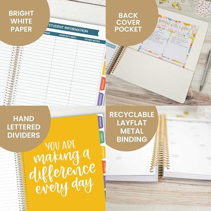 bloom daily planners Undated Academic Year Teacher Planner & Calendar