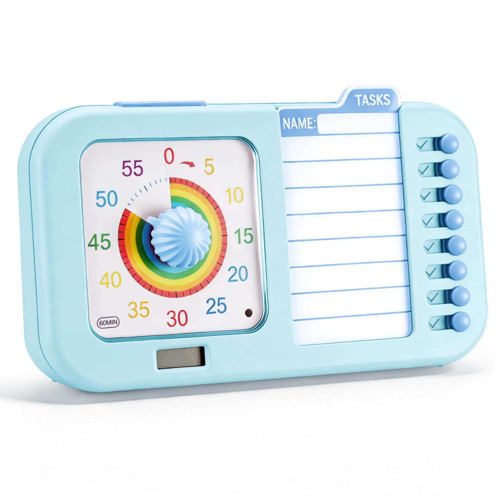 3-in-1 Visual ADHD Timer with Task Board & Chore Planner for All Ages
