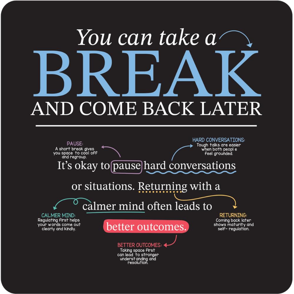 Emotional Coping Skills Cards for Kids Teens Adults, 52 Habits