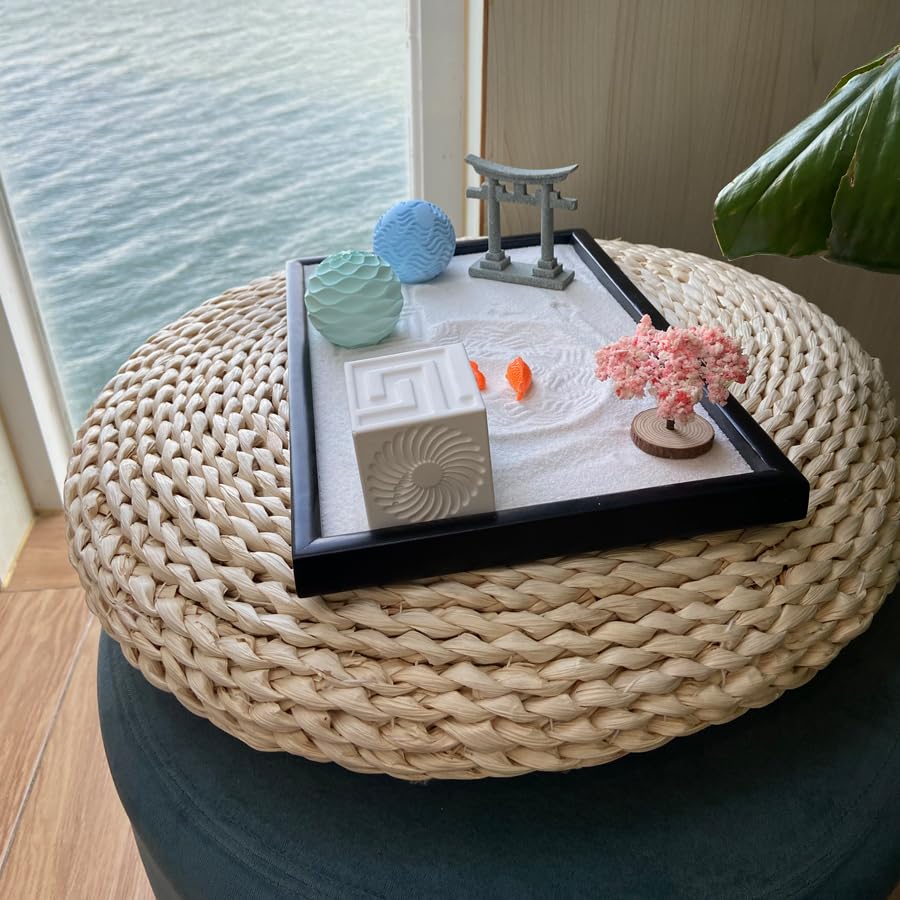 AOVOA Zen Garden for Desk, Zen Meditation Gift with Spheres