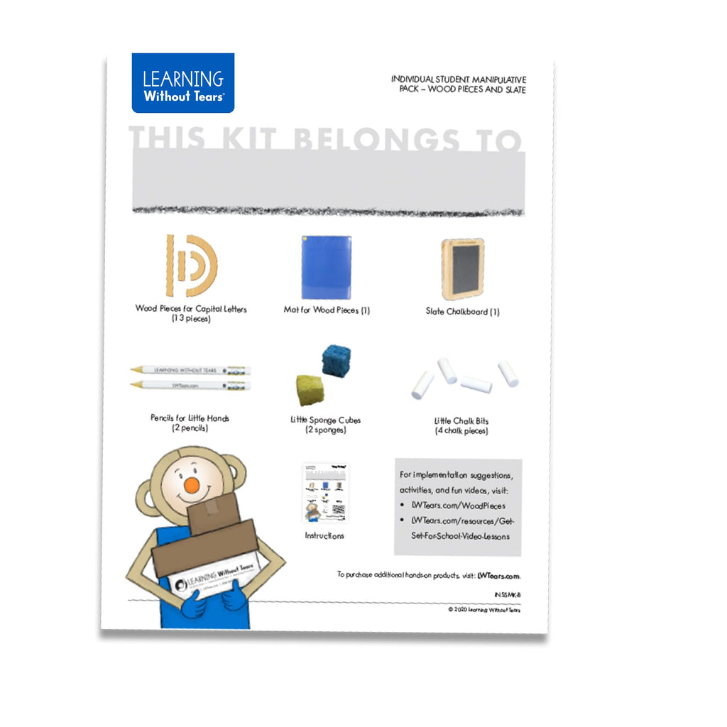 Hands-On Capital Letters Learning Set for Kids, Writing Practice & Fine Motor Skills Kit