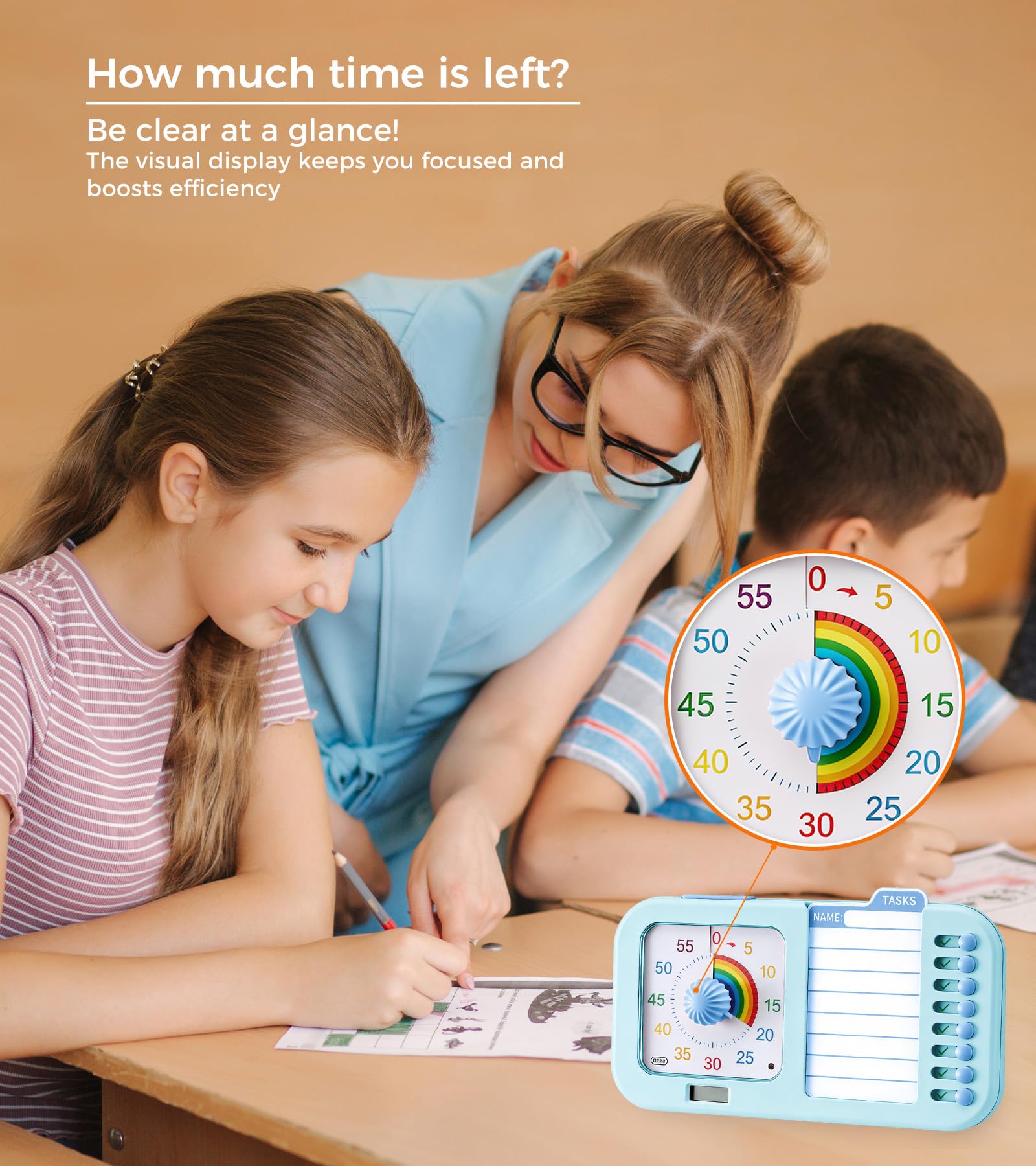 3-in-1 Visual ADHD Timer with Task Board & Chore Planner for All Ages