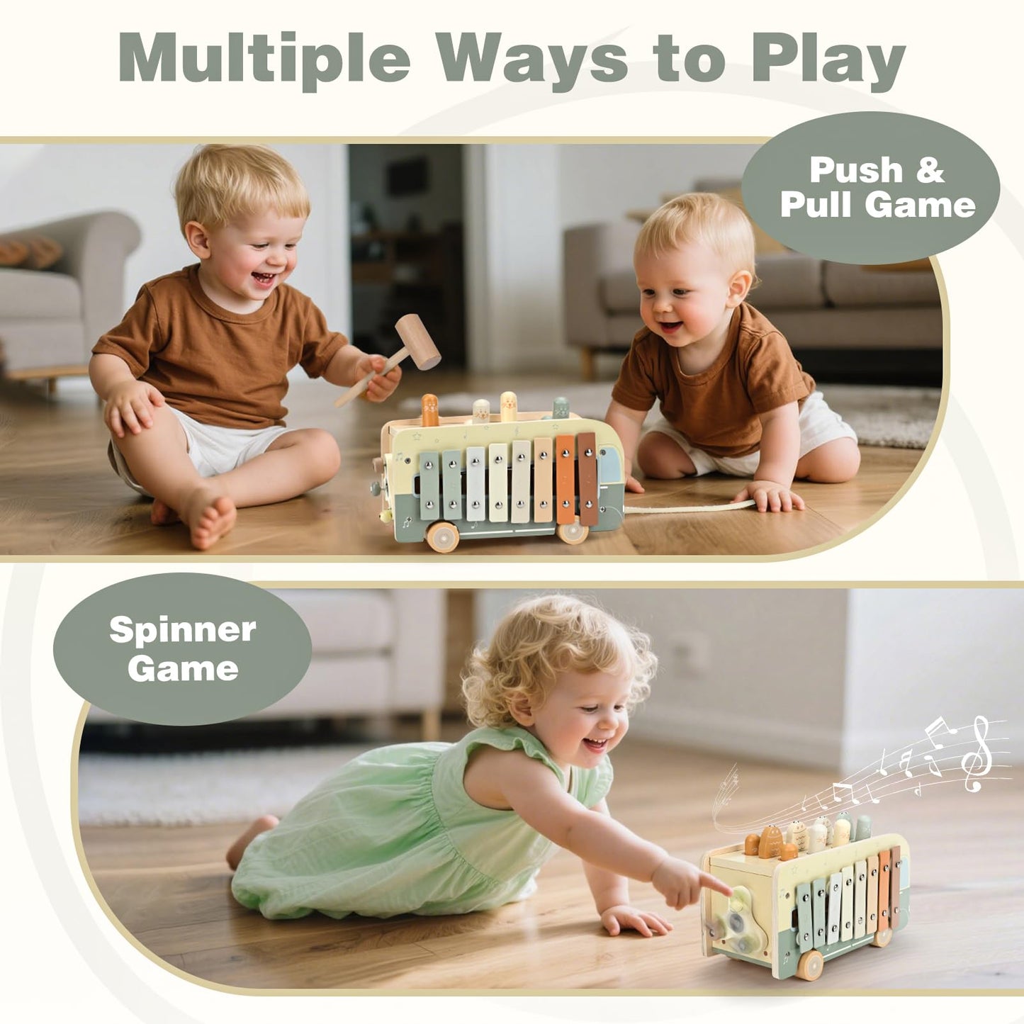 Vanplay Hammering Pounding Toys for Toddlers 1-3