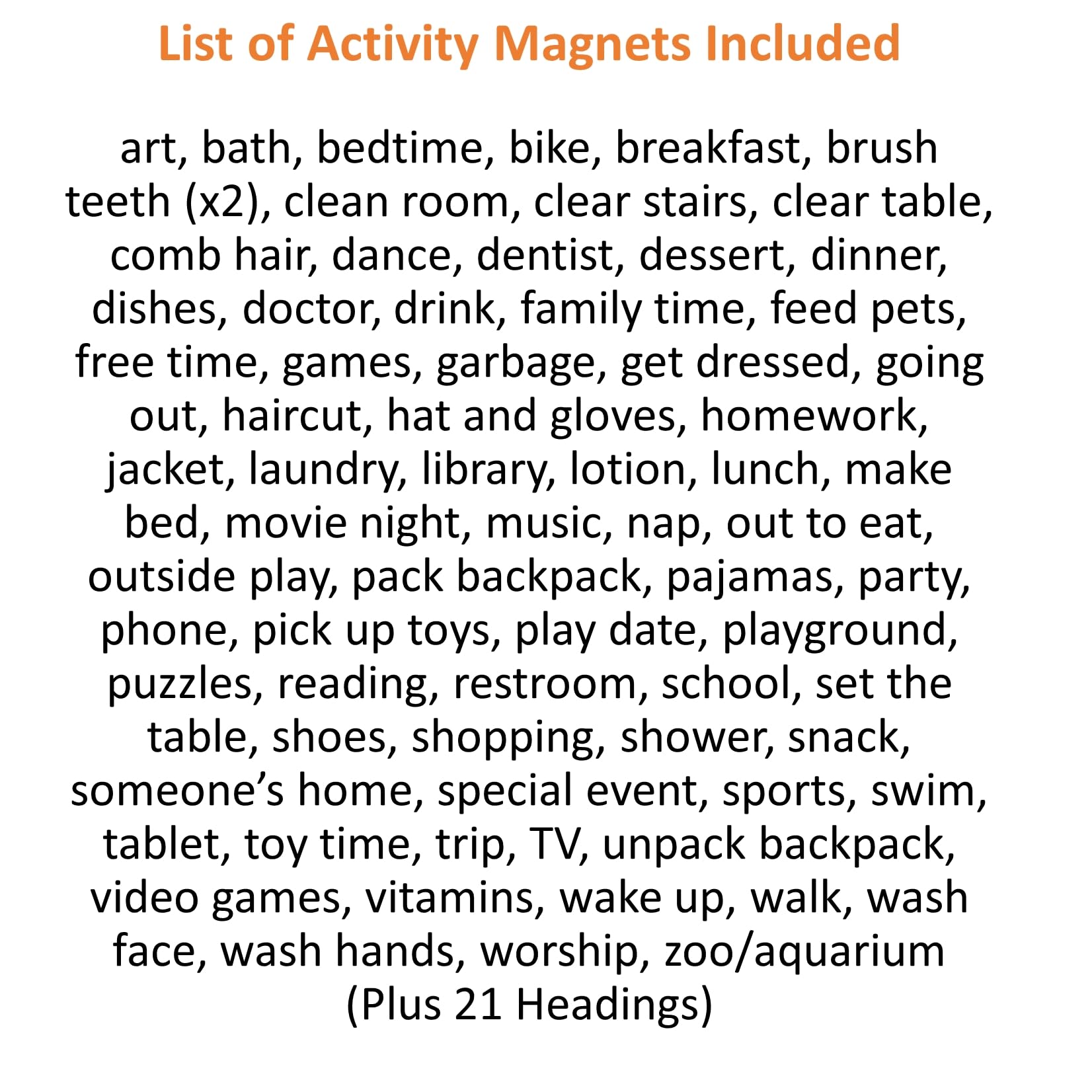 Magnetic Visual Schedule Board for Kids, Daily Routine & Reward Chart System with Dry Erase Planner for Home & Classroom