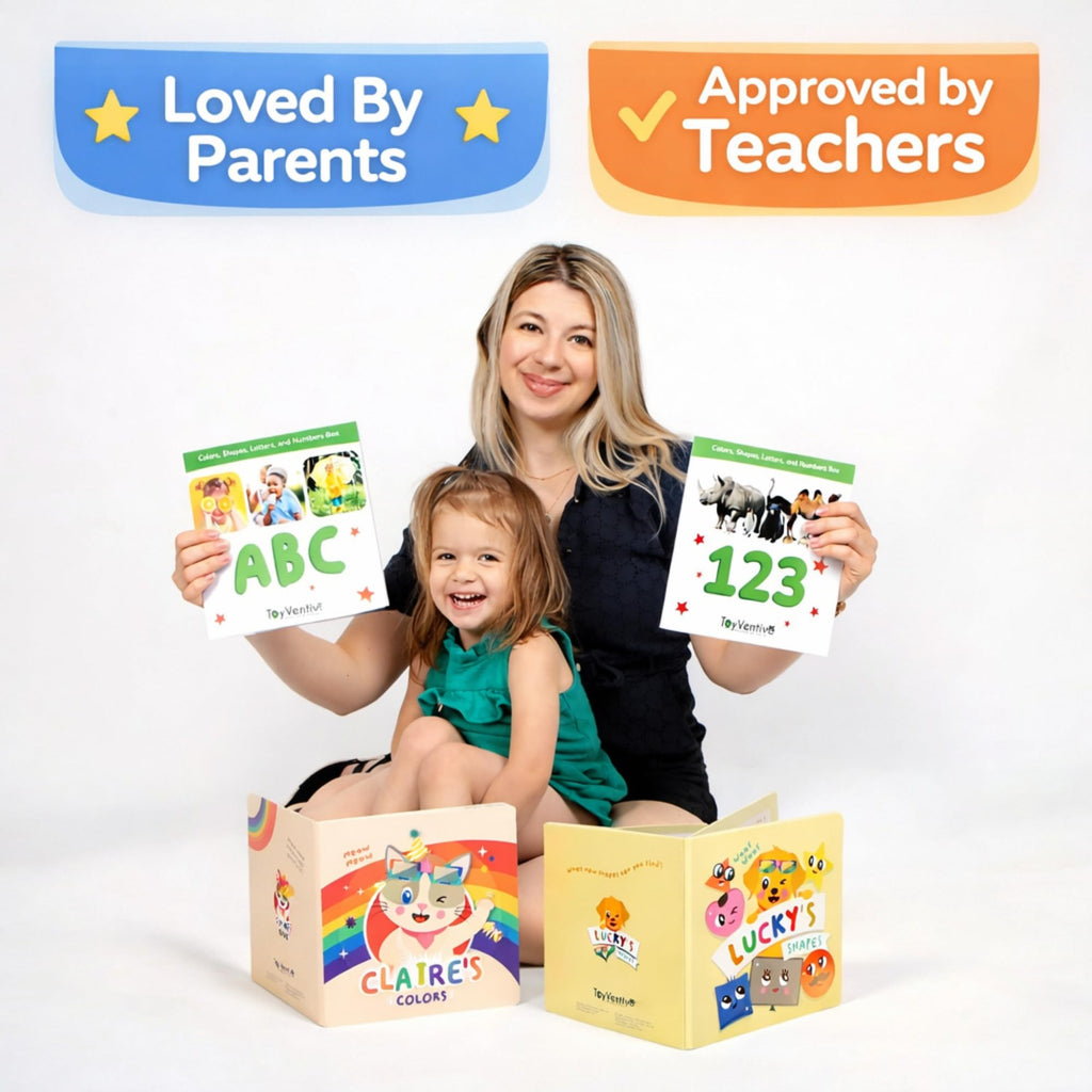 TOYVENTIVE Preschool Learning Activities, Educational Books