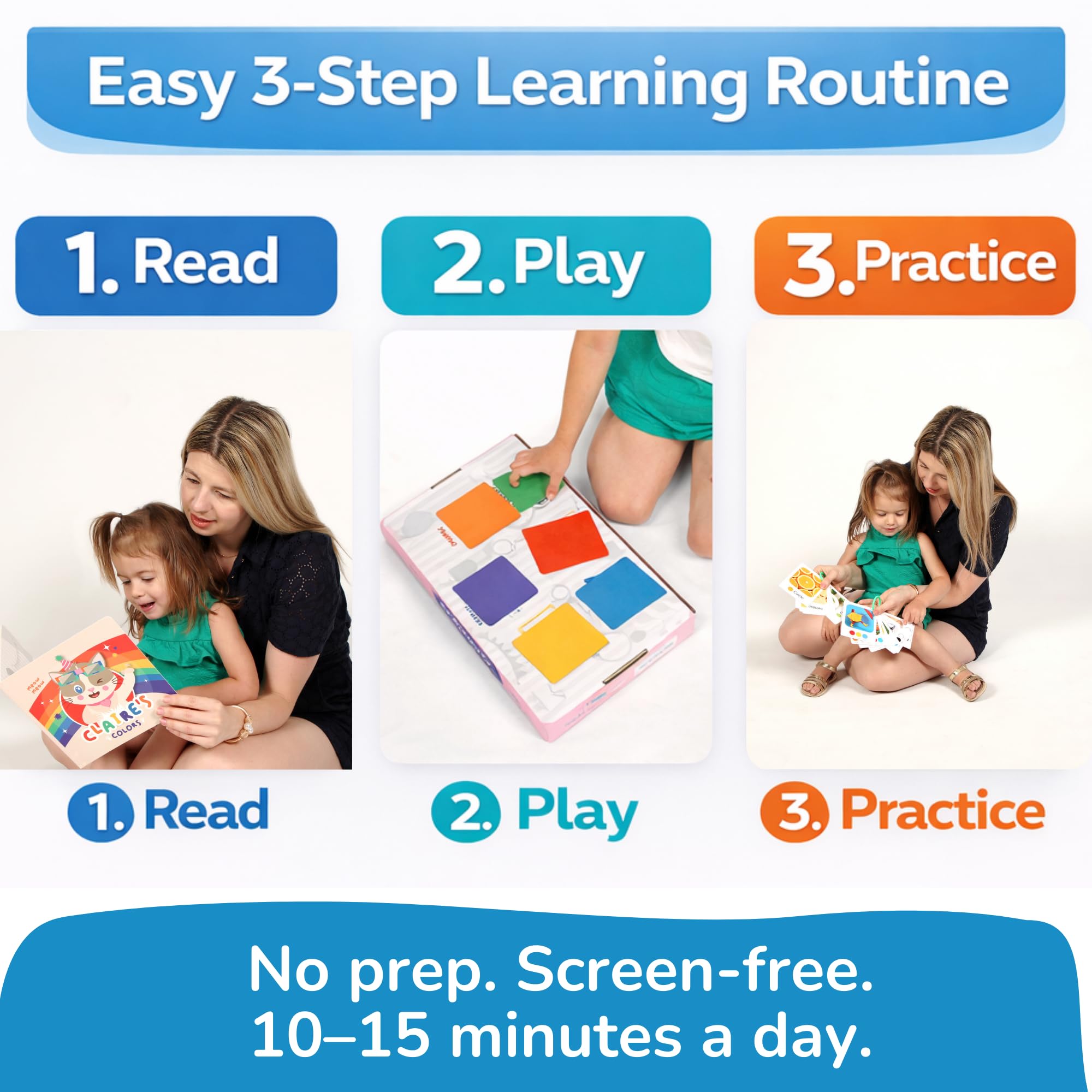 TOYVENTIVE Preschool Learning Activities, Educational Books