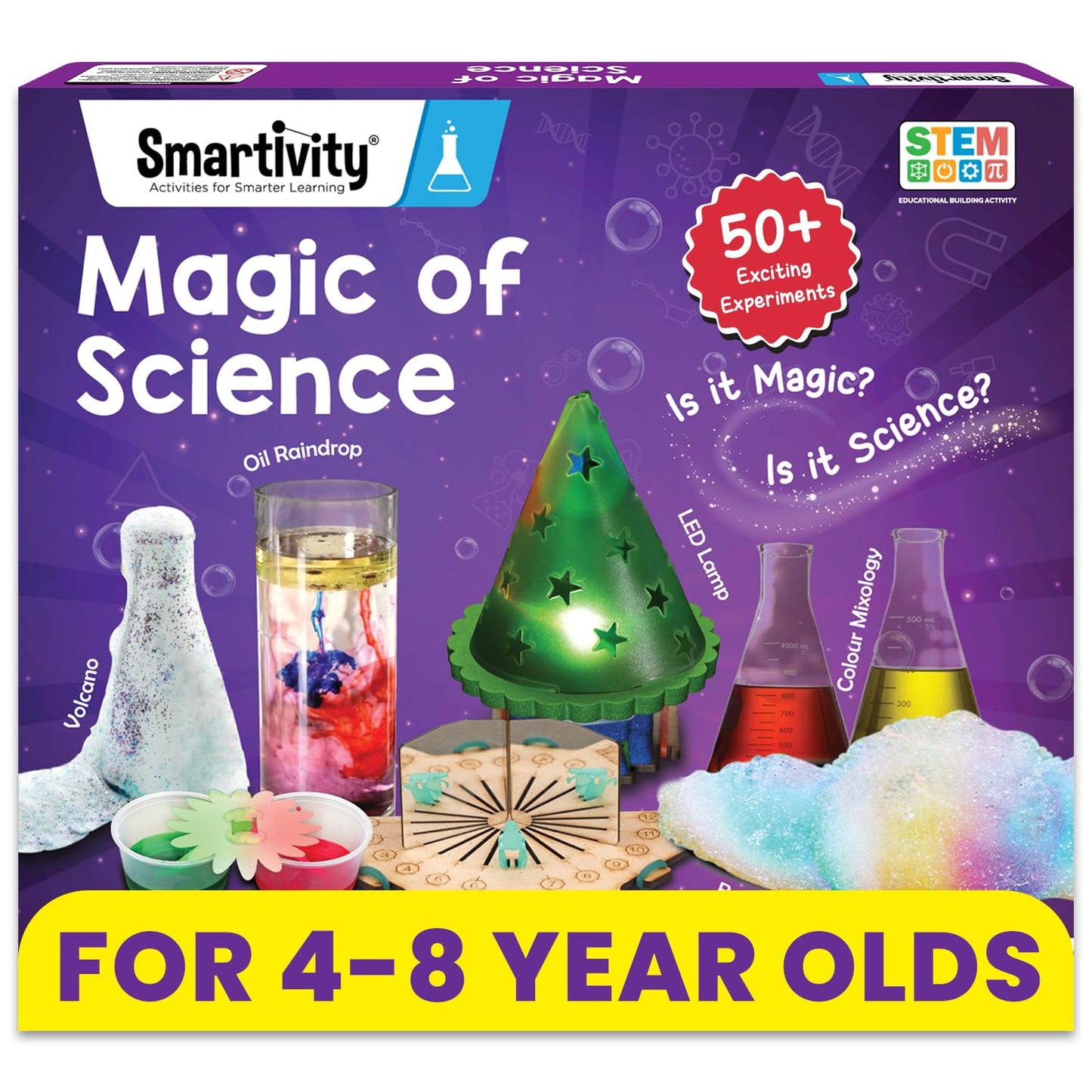 Human Body STEM Science Kit for Kids Ages 6–12, Learn Organs, Health & Body Systems Educational Learning Cards Activity Toy