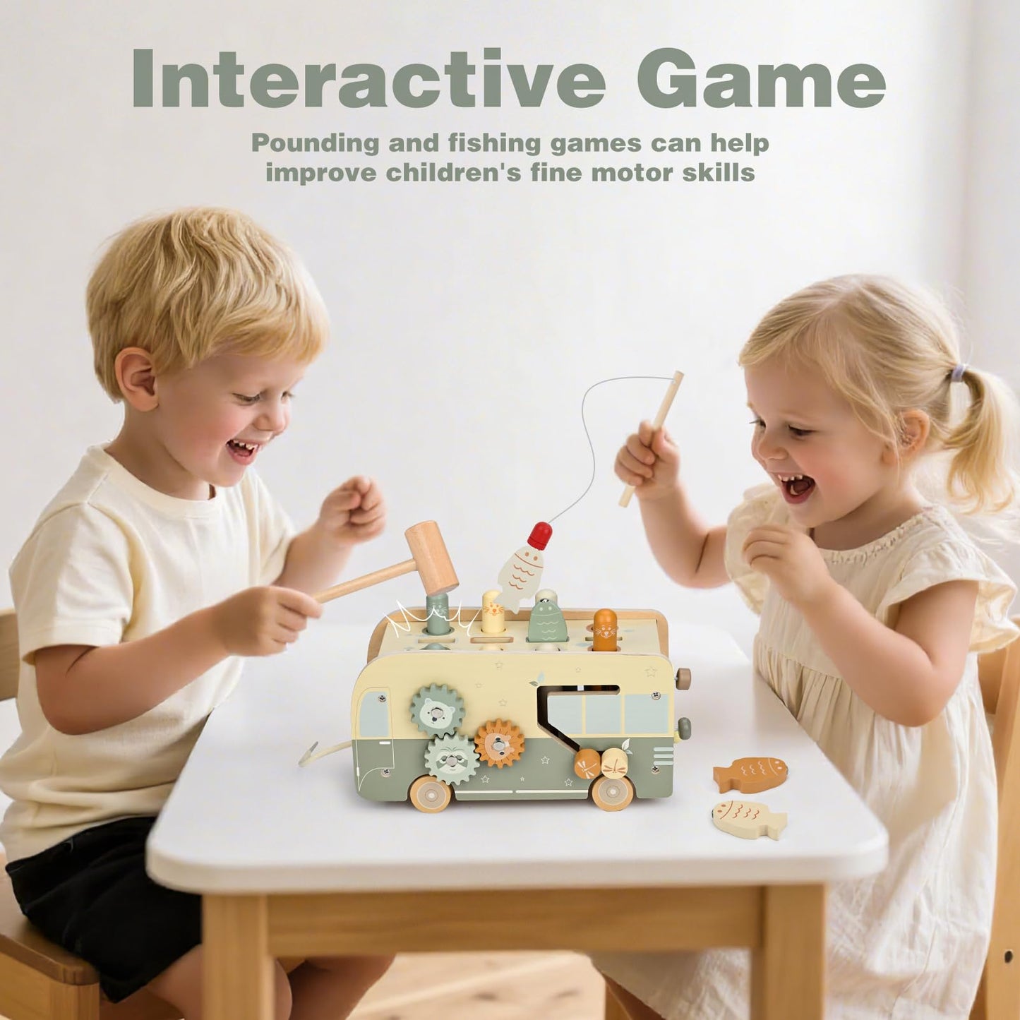 Vanplay Hammering Pounding Toys for Toddlers 1-3