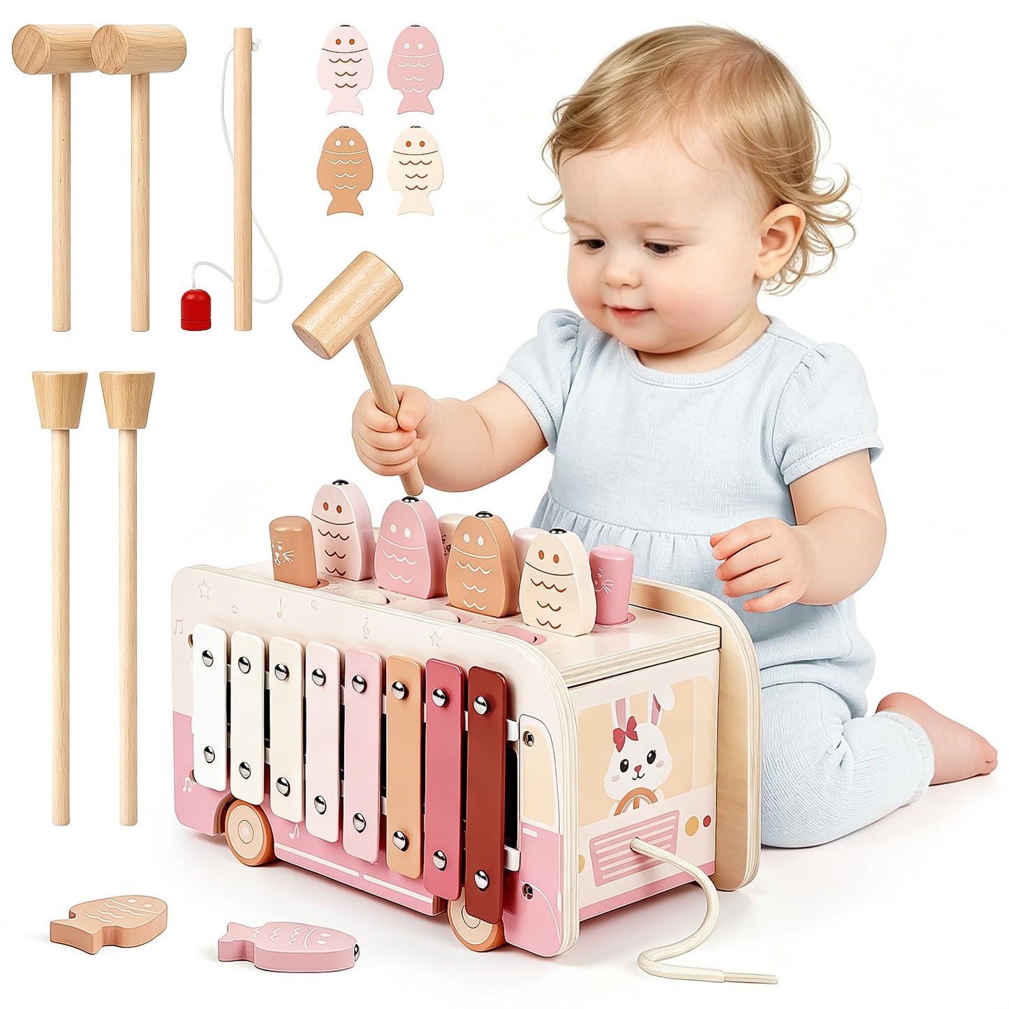 Vanplay Hammering Pounding Toys for Toddlers 1-3