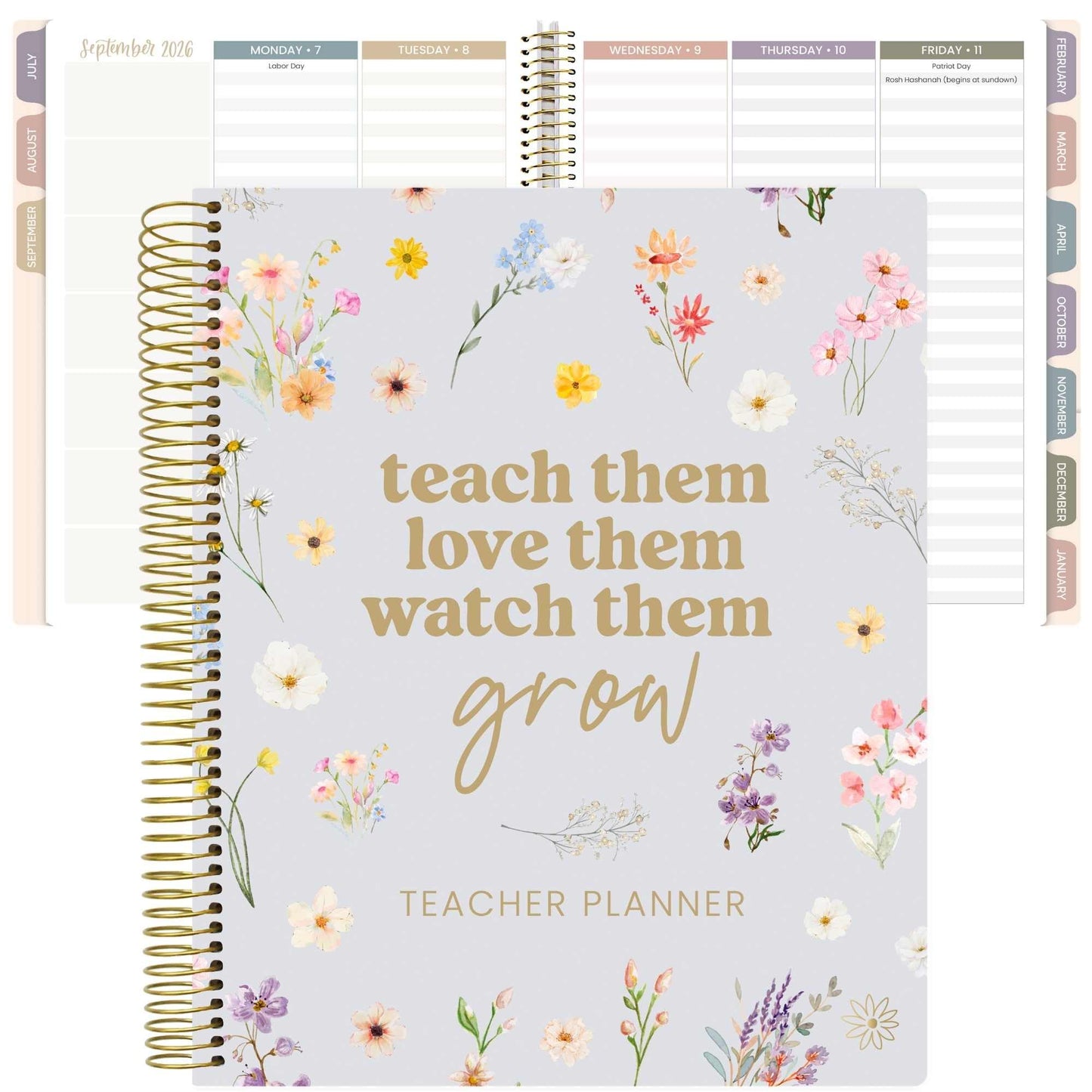 bloom daily planners Undated Academic Year Teacher Planner & Calendar