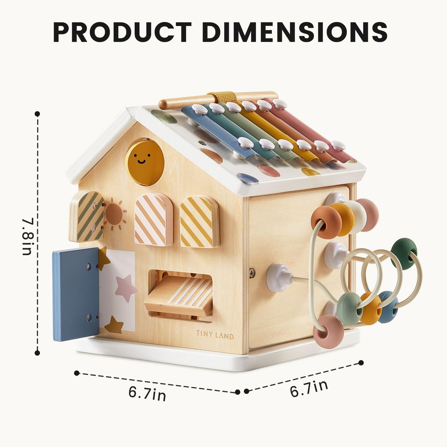 Tiny Land Wooden Activity Cube