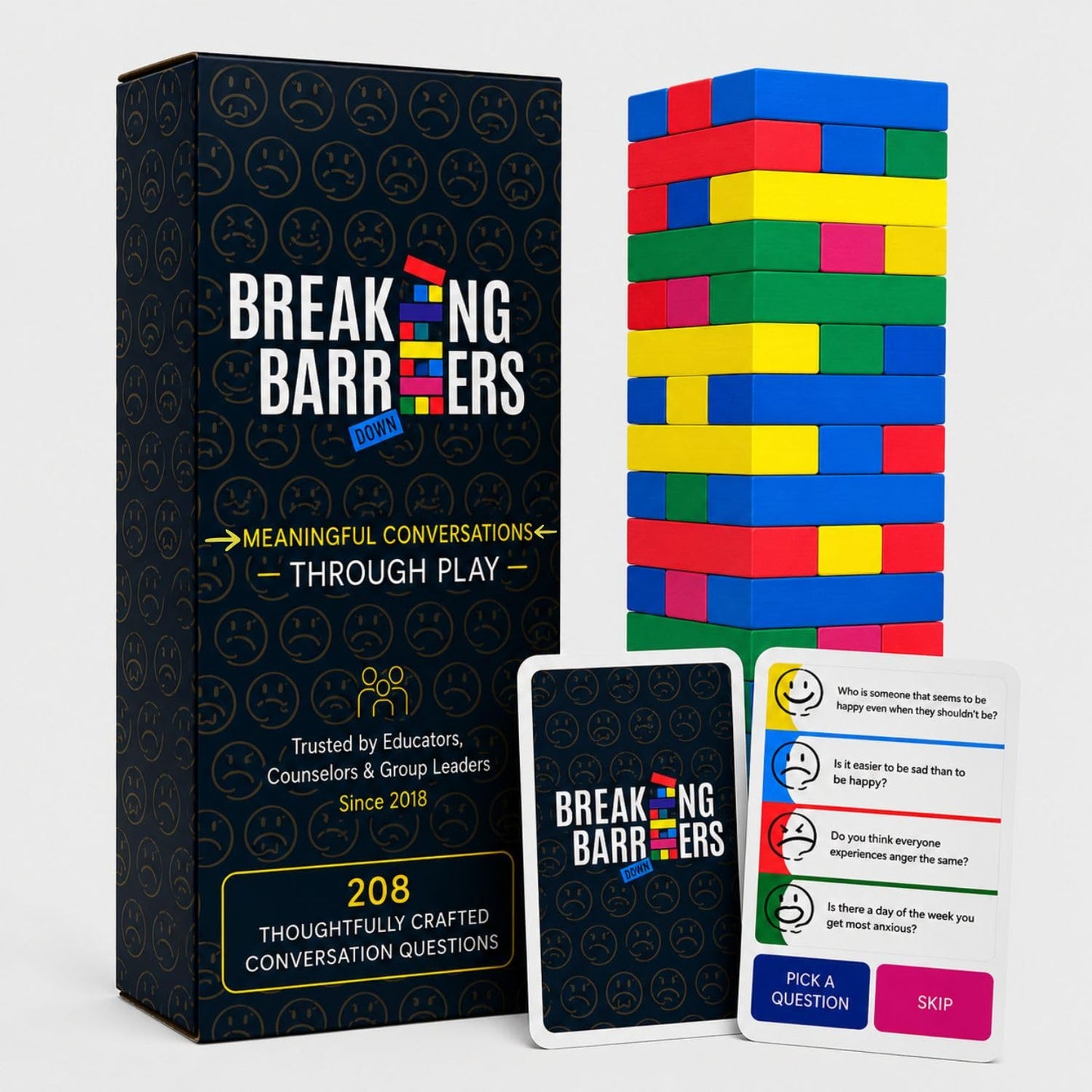 Social Skills & Emotion Regulation Board Game for Kids, Feelings & Anger Management Therapy Game (Ages 4+)