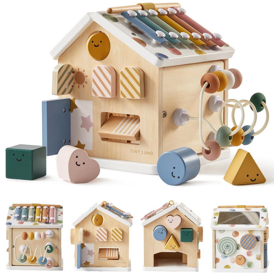 Tiny Land Wooden Activity Cube