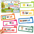 Word Family Flip Book, CVC Words Flash Cards, Kids Reading Games