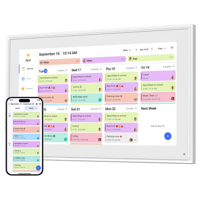 Digital Calendar, Smart Electronic Calendar&Chore Chart