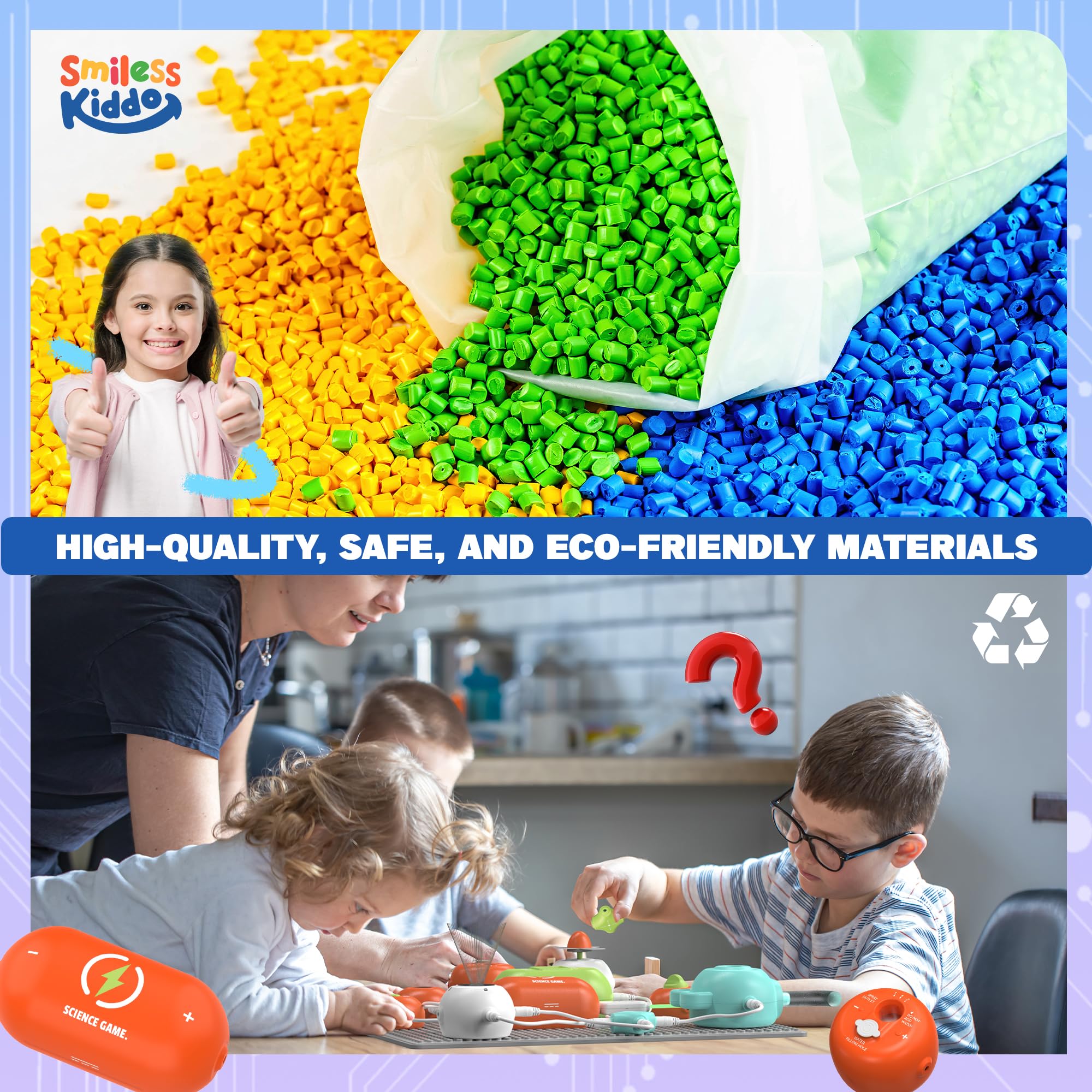 STEM Science Kits for Kids, Electronics Exploration Educational Toy Set Ages 6–12