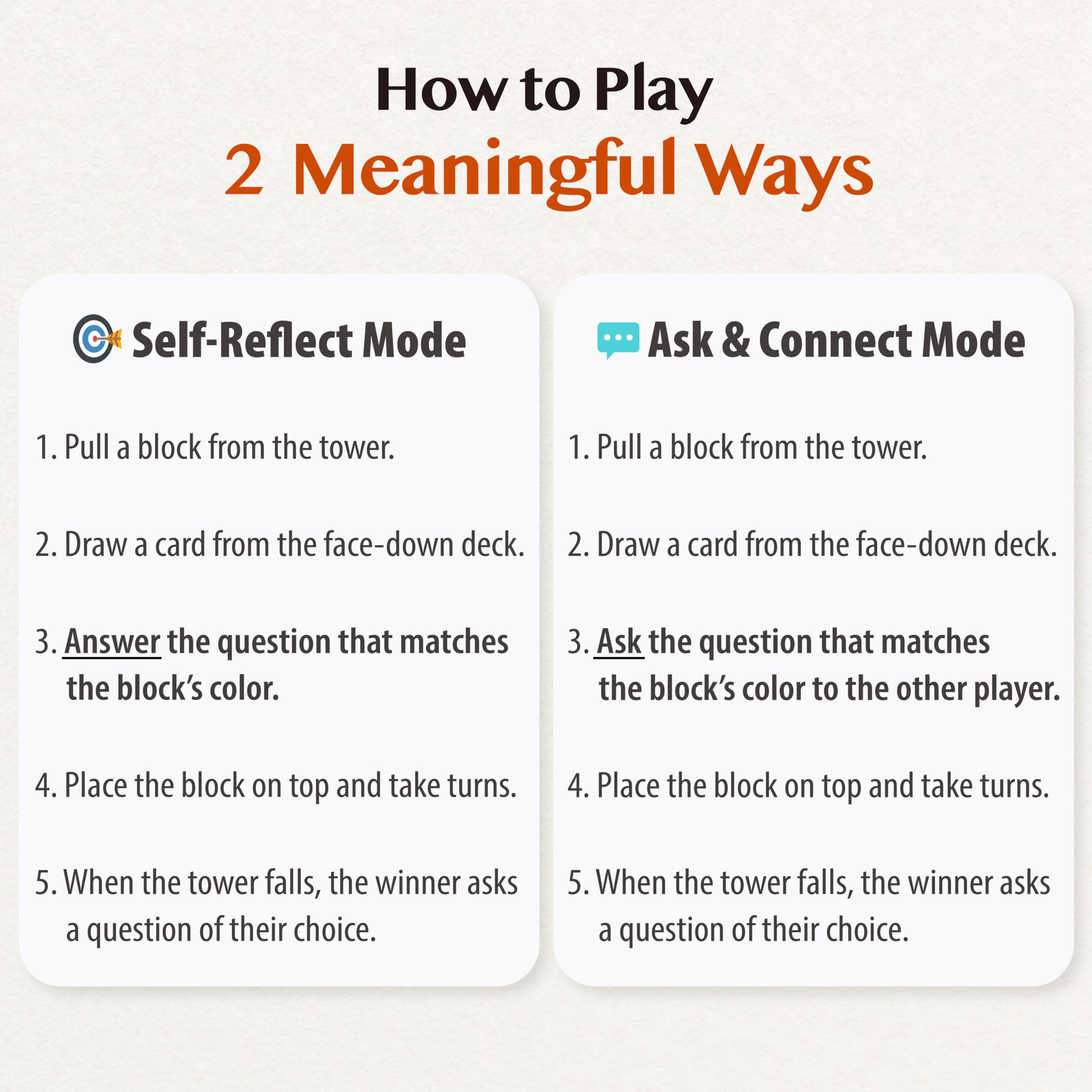 Emotion Regulation Therapy Stacking Blocks Game for Kids & Teens, CBT Cards Social Skills Set