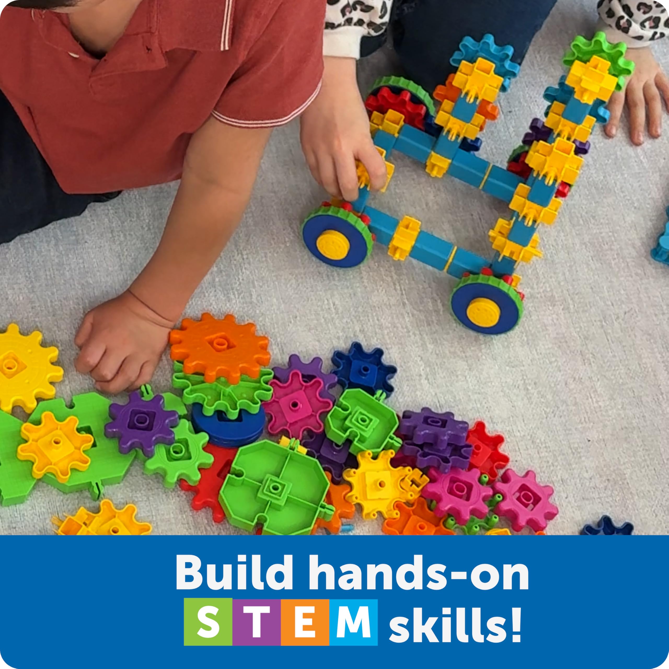 Learning Resources Gears! Robots in Motion, STEM Engineering Toy for Kids, Ages 5+