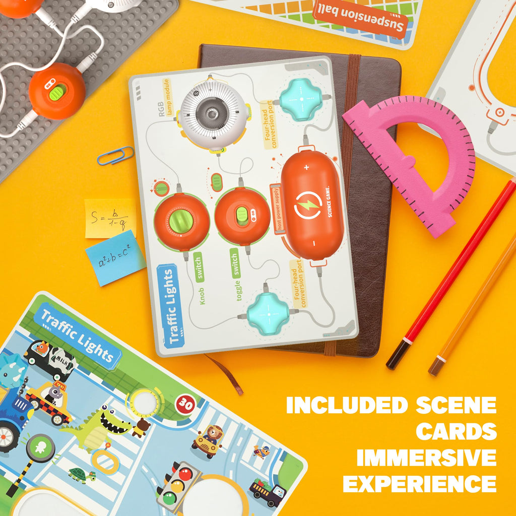 STEM Science Kits for Kids, Electronics Exploration Educational Toy Set Ages 6–12