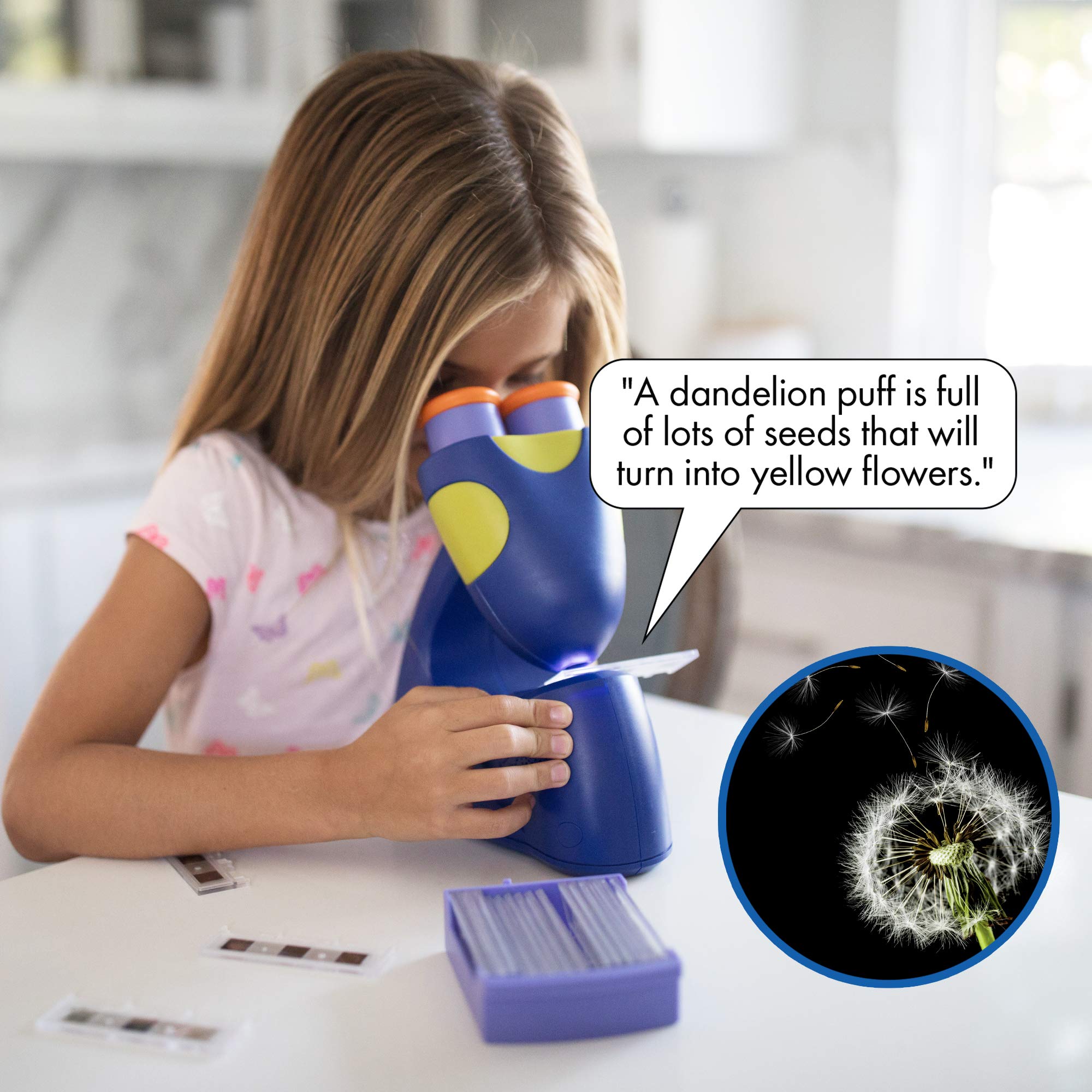 Educational Insights Geosafari Jr. Talking Microscope, Brown Box Packaging