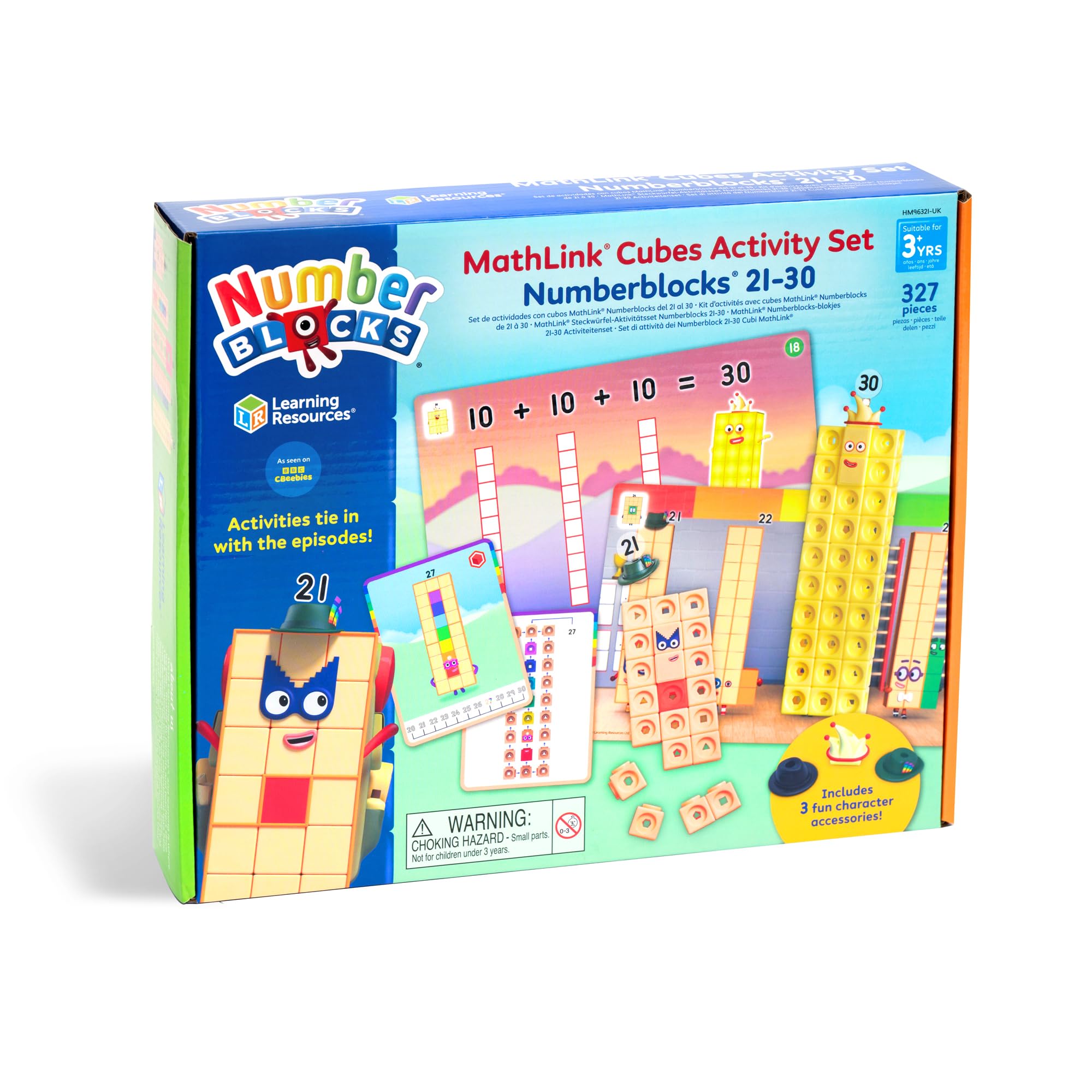 MathLink Cubes Numberblocks 21–30 Activity Set, Learning Toys for Kids Ages 3+