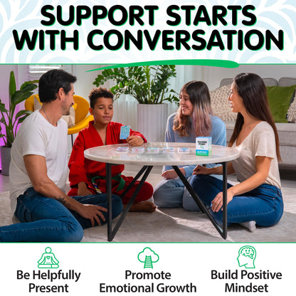 200 Conversation Starter Cards for Therapy, Counseling & Family Connection