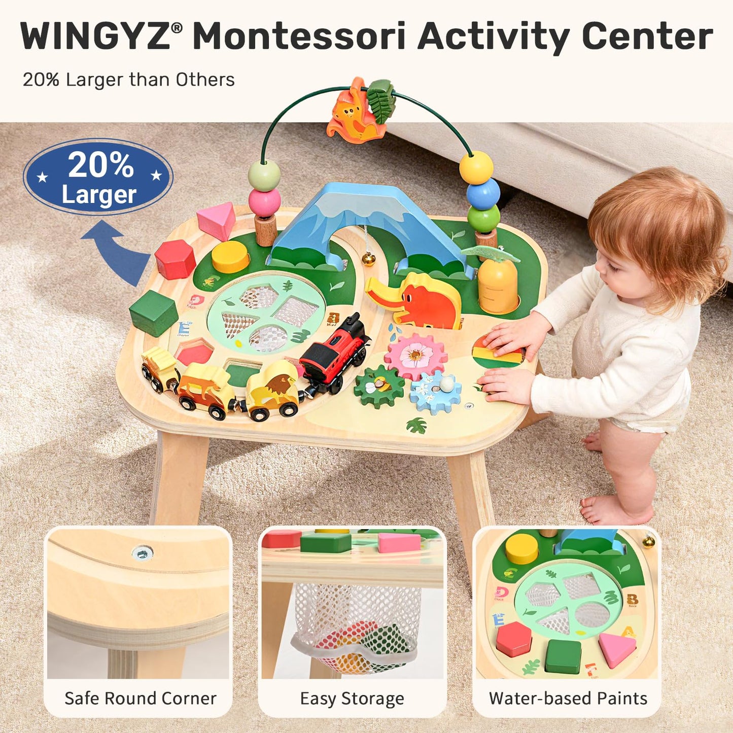 WINGYZ 9-in-1 Activity Table