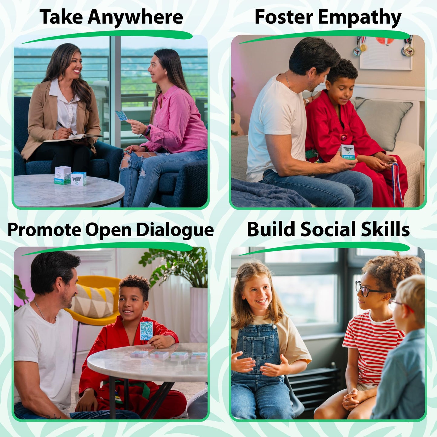 200 Conversation Starter Cards for Therapy, Counseling & Family Connection