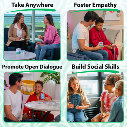 200 Conversation Starter Cards for Therapy, Counseling & Family Connection