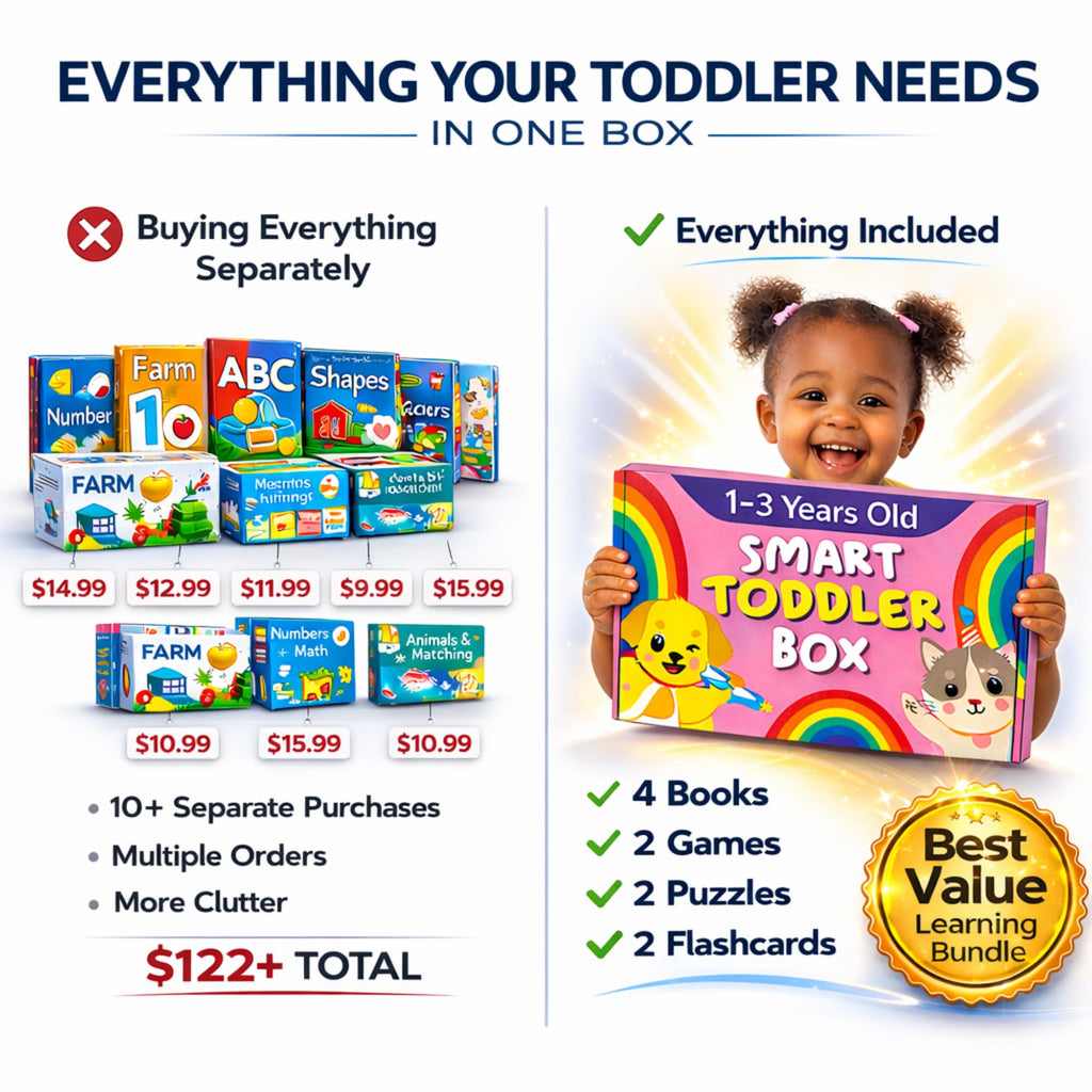 TOYVENTIVE Preschool Learning Activities, Educational Books