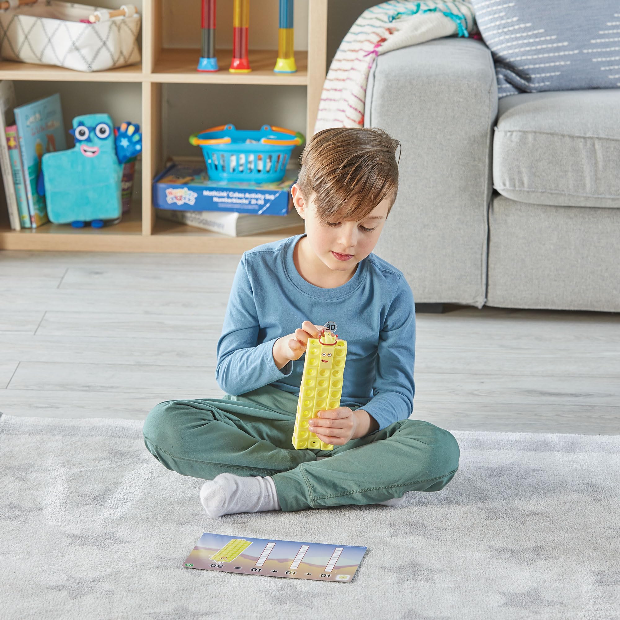 MathLink Cubes Numberblocks 21–30 Activity Set, Learning Toys for Kids Ages 3+