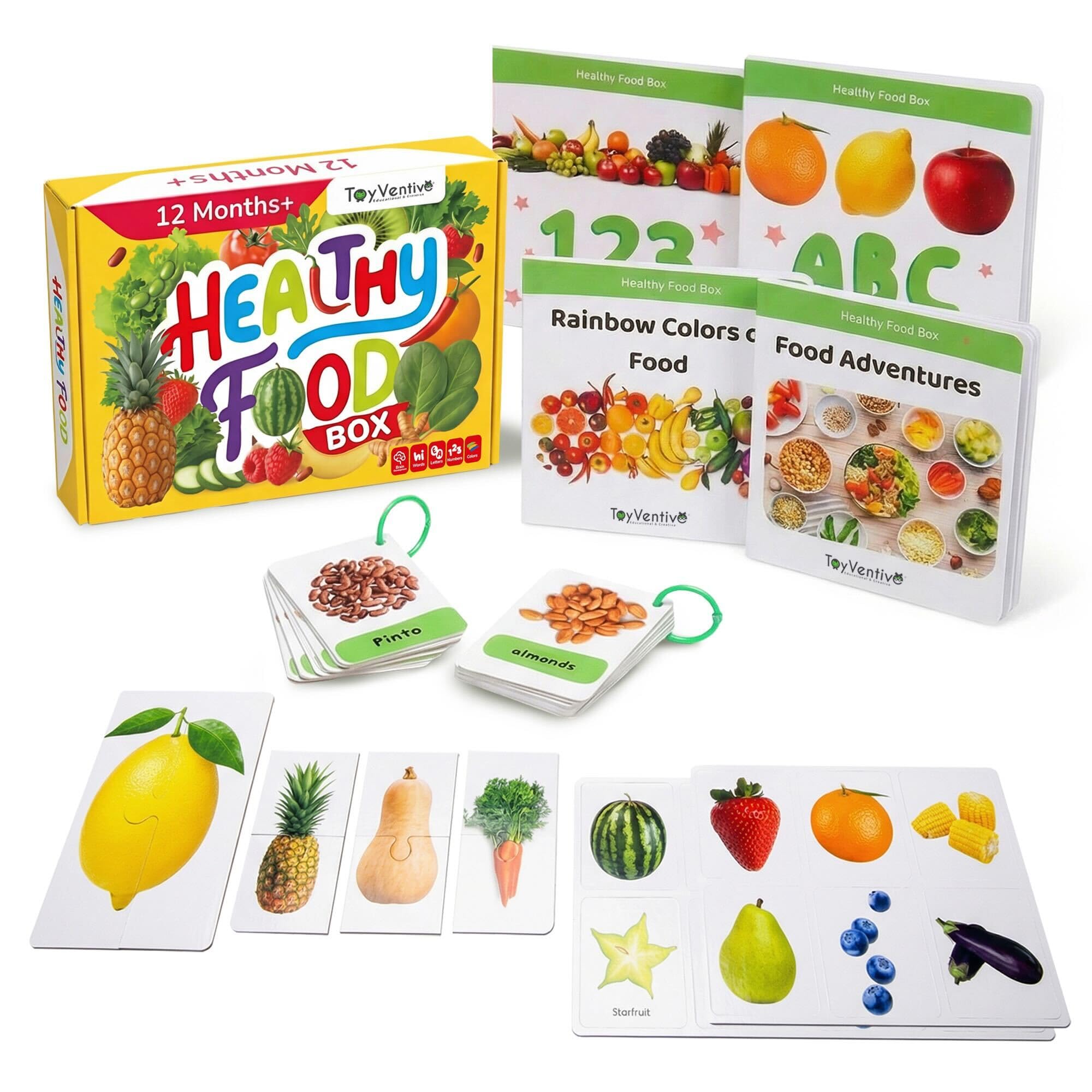 TOYVENTIVE Preschool Learning Activities, Educational Books