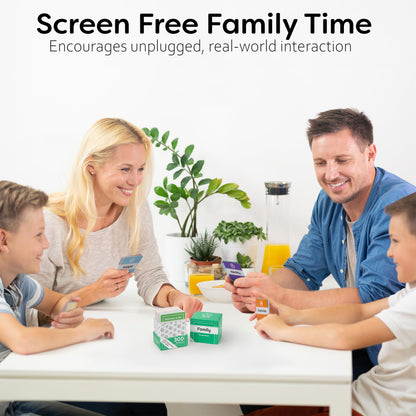 Conversation Starter Cards, Deep Connection & Open-Ended Questions for Families, Friends & Kids (150 Cards, 300 Prompts)