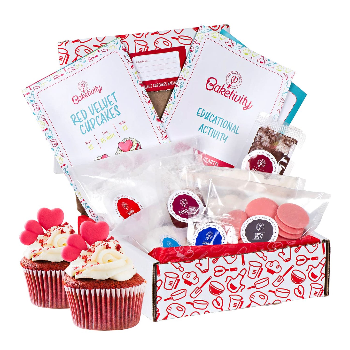 BAKETIVITY Kids Baking DIY Activity Kit - Bake Delicious Vanilla Cake Pops