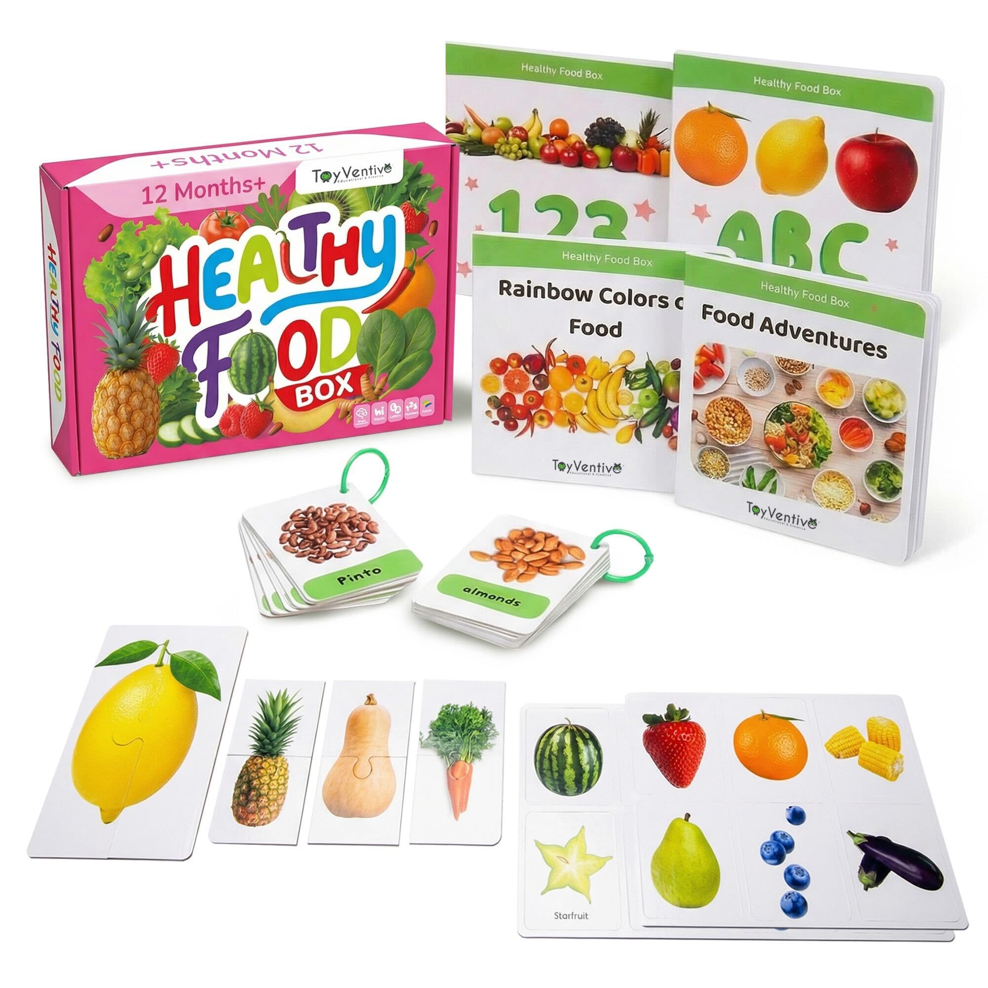 TOYVENTIVE Preschool Learning Activities, Educational Books