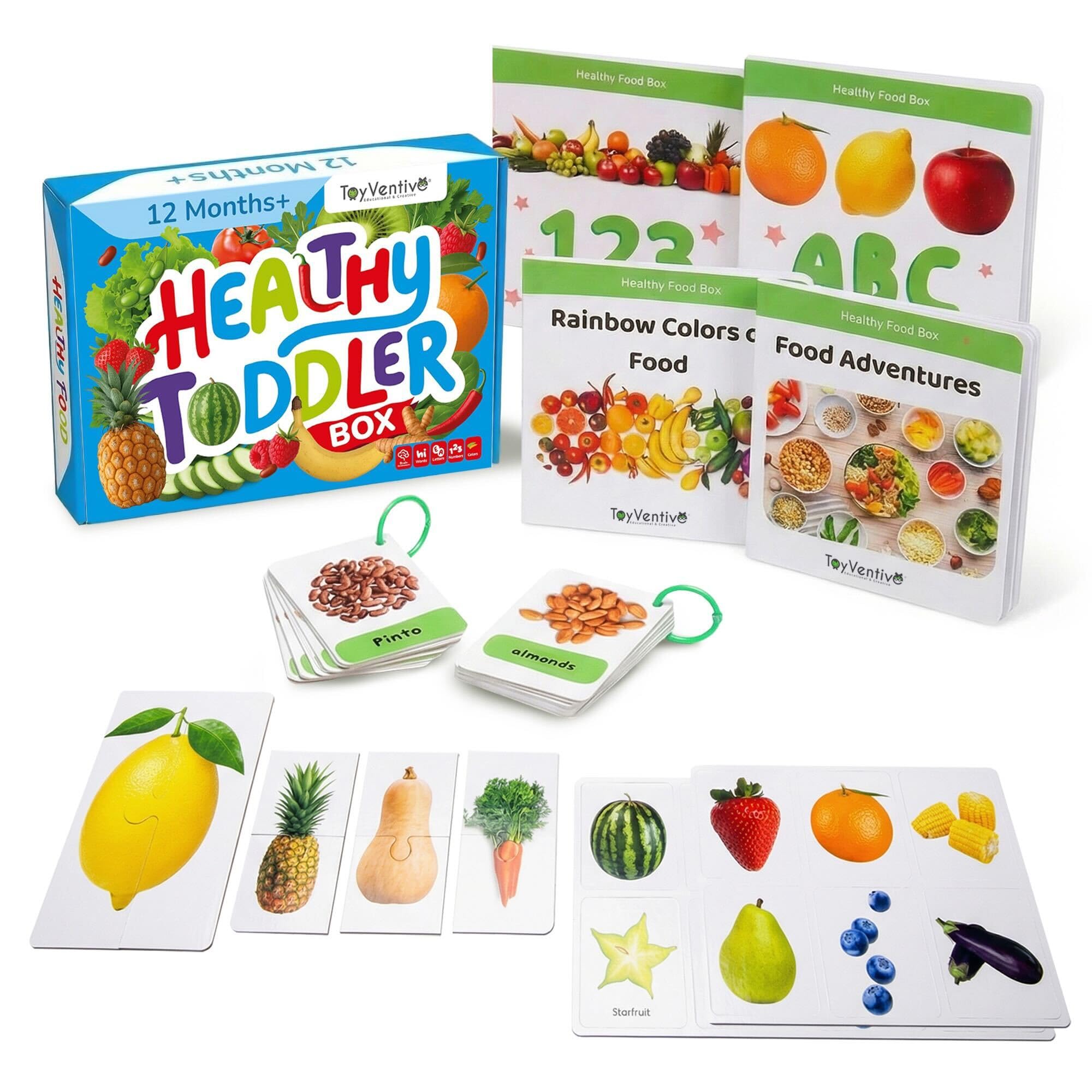 TOYVENTIVE Preschool Learning Activities, Educational Books