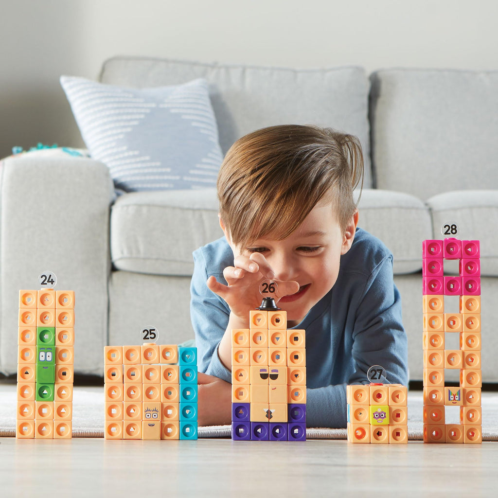 MathLink Cubes Numberblocks 21–30 Activity Set, Learning Toys for Kids Ages 3+