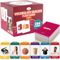 Flash Cards for Vocabulary Building, 6-Pack Educational Photo Learning Set for Kids & Speech Therapy (300 Cards)