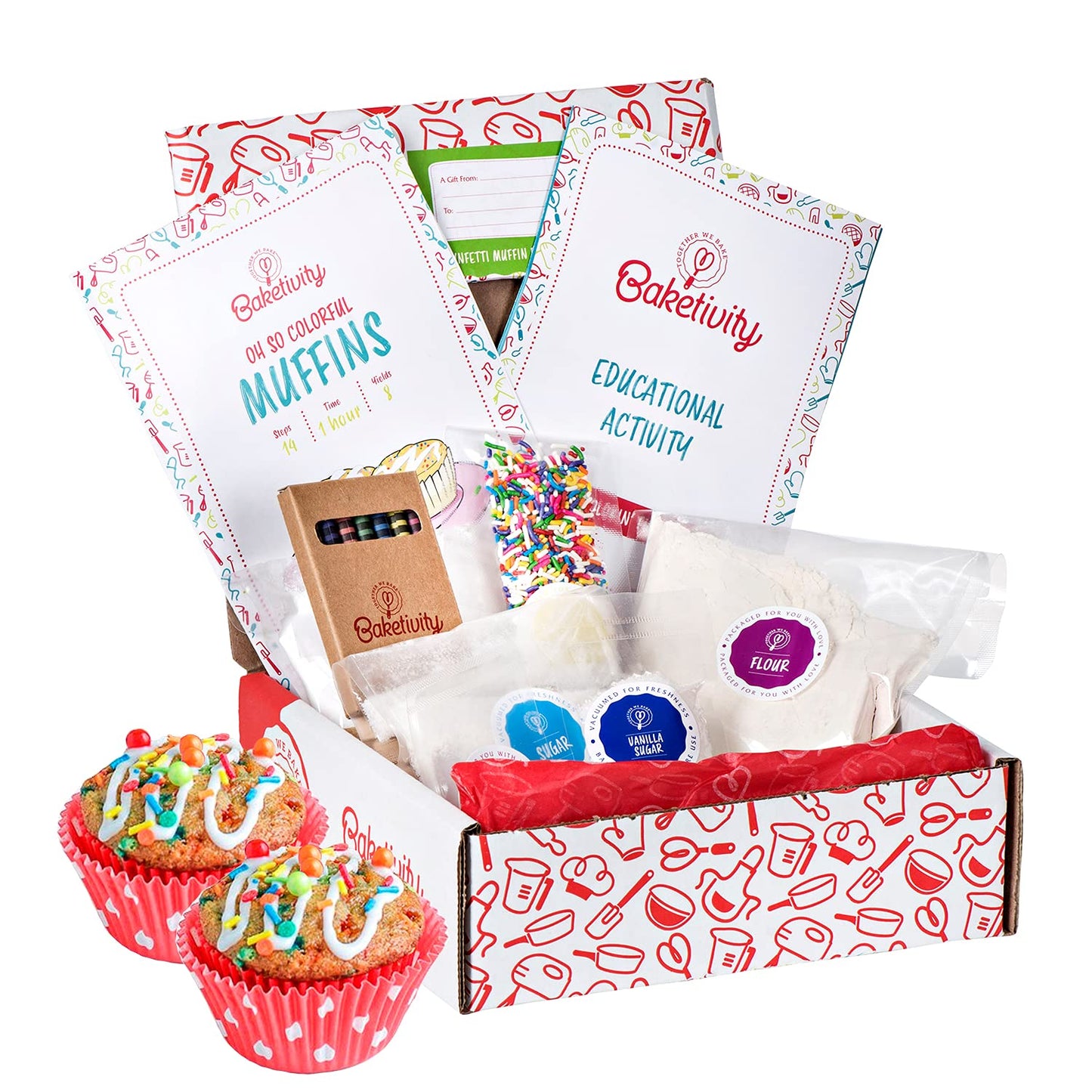 BAKETIVITY Kids Baking DIY Activity Kit - Bake Delicious Vanilla Cake Pops