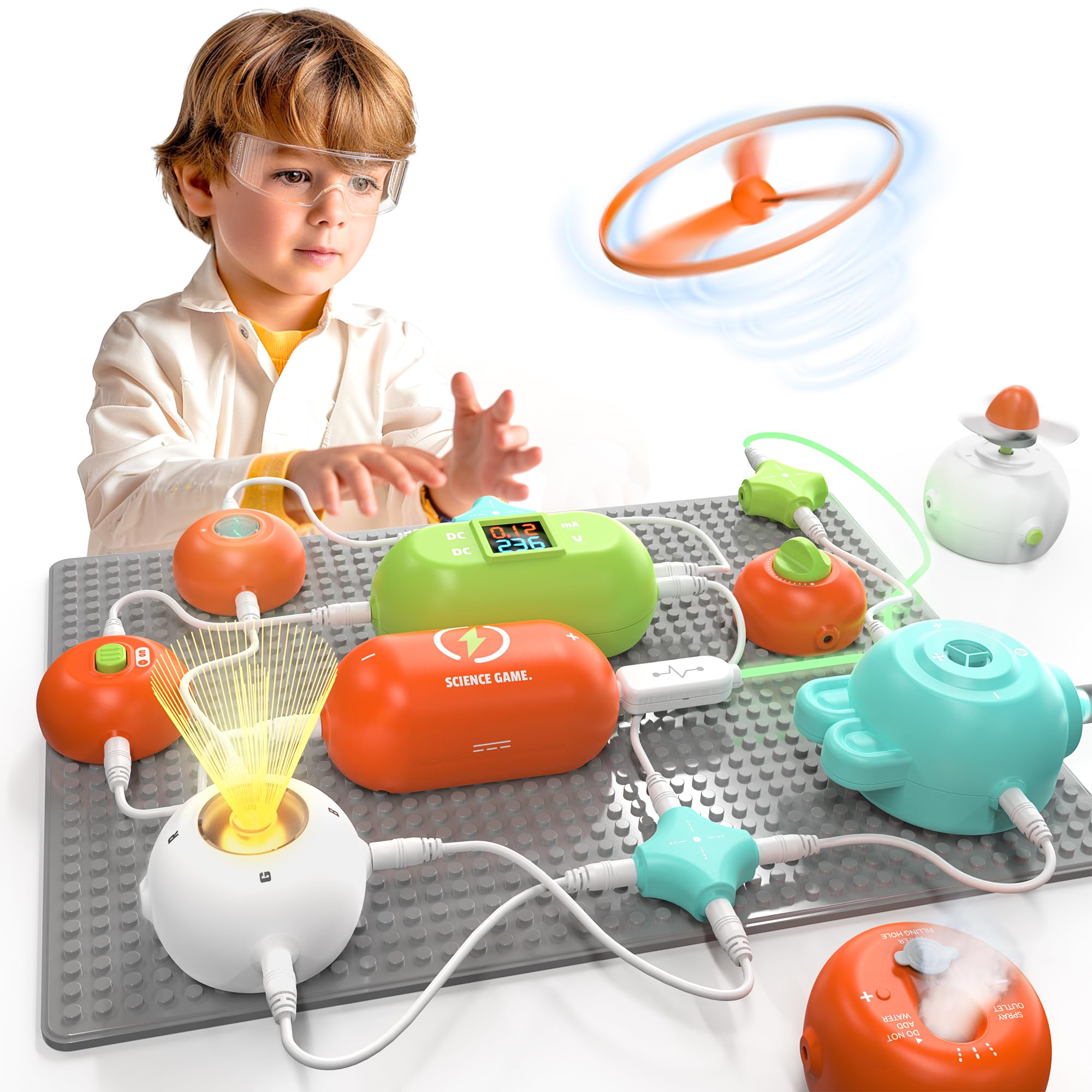 STEM Science Kits for Kids, Electronics Exploration Educational Toy Set Ages 6–12