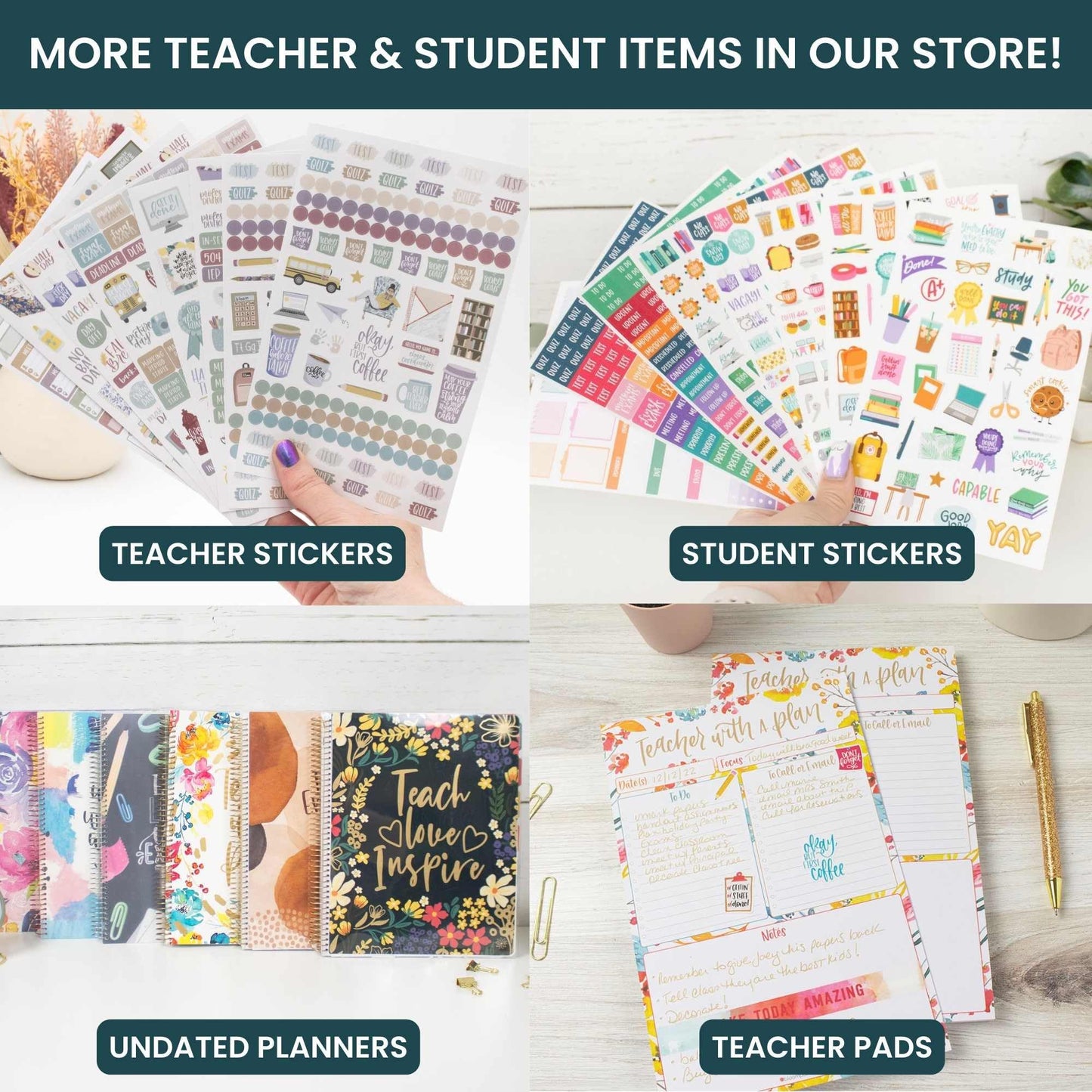 bloom daily planners 2026-2027 Teacher Planners