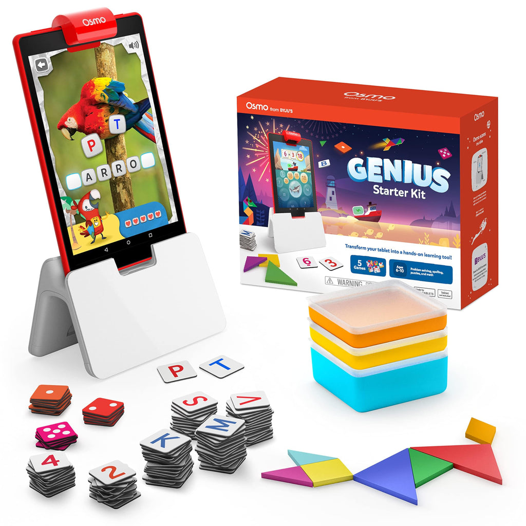 Osmo Genius Starter Kit, STEM Learning Games for Kids Ages 6–10 with iPad Compatibility