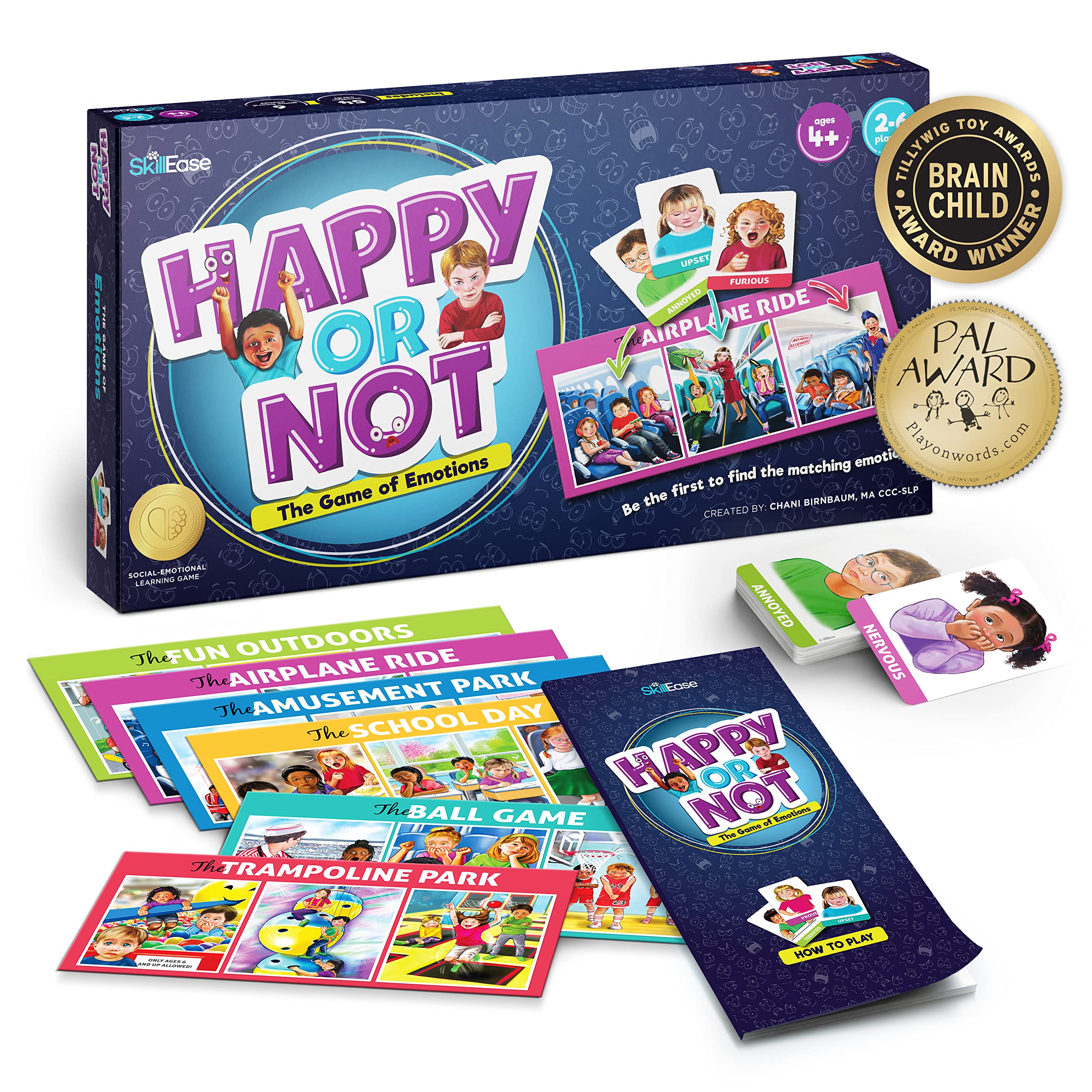 Emotions Bingo Therapy Game for Kids, Social Emotional Learning (SEL) & Social Skills Activity Set