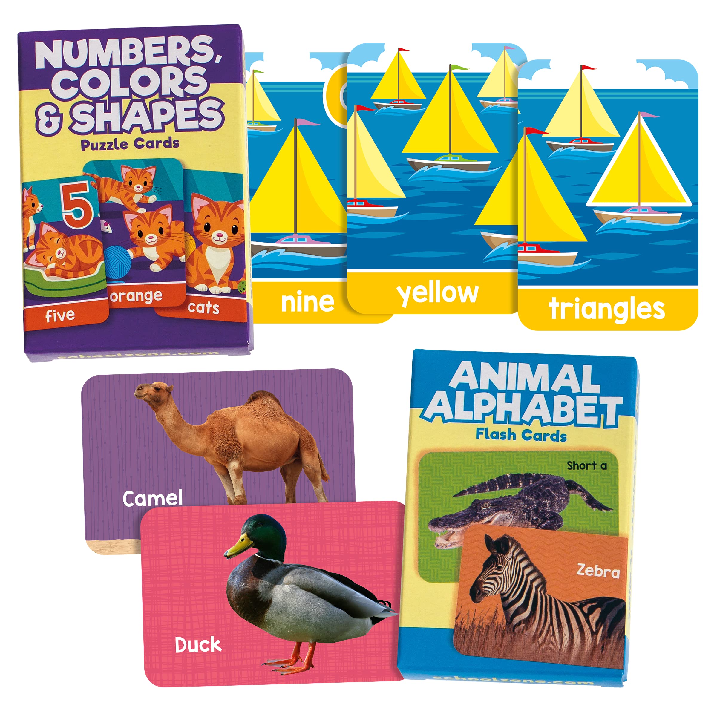 Preschool Learning Kit, Flash Cards & Workbooks Set for Reading, Writing & Math Skills (Ages 3+)